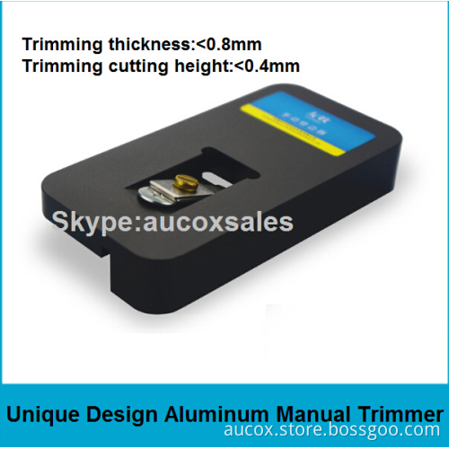 manual trimming tool for veneer wood